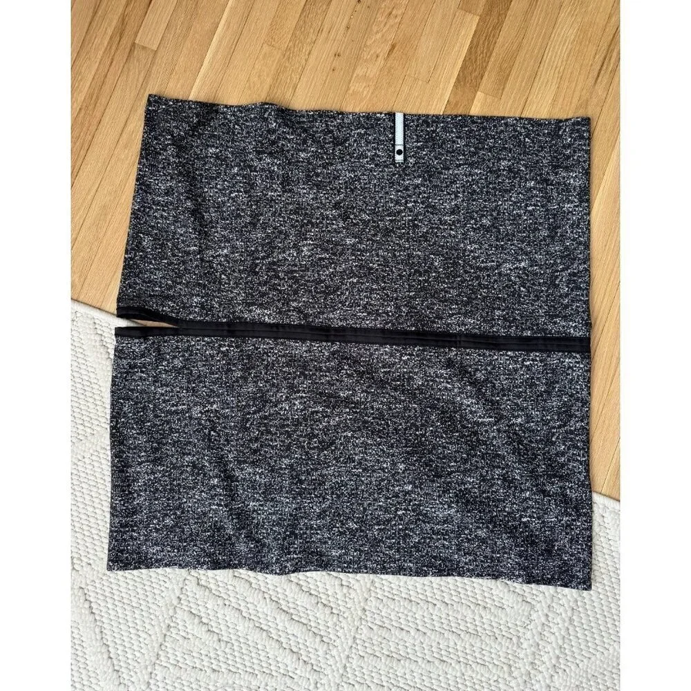Lululemon Vinyasa Wrap Scarf Rulu Running Luon Jacquard Gray Black Convertible
